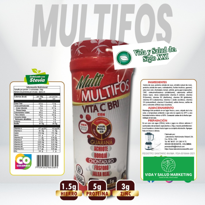 MULTIFOS VITA C BRI
